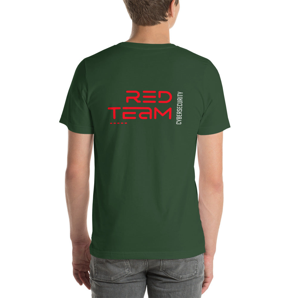 Cyber Security Red Team V11 - Unisex t-shirt ( Back Print ) by DarkByteGear