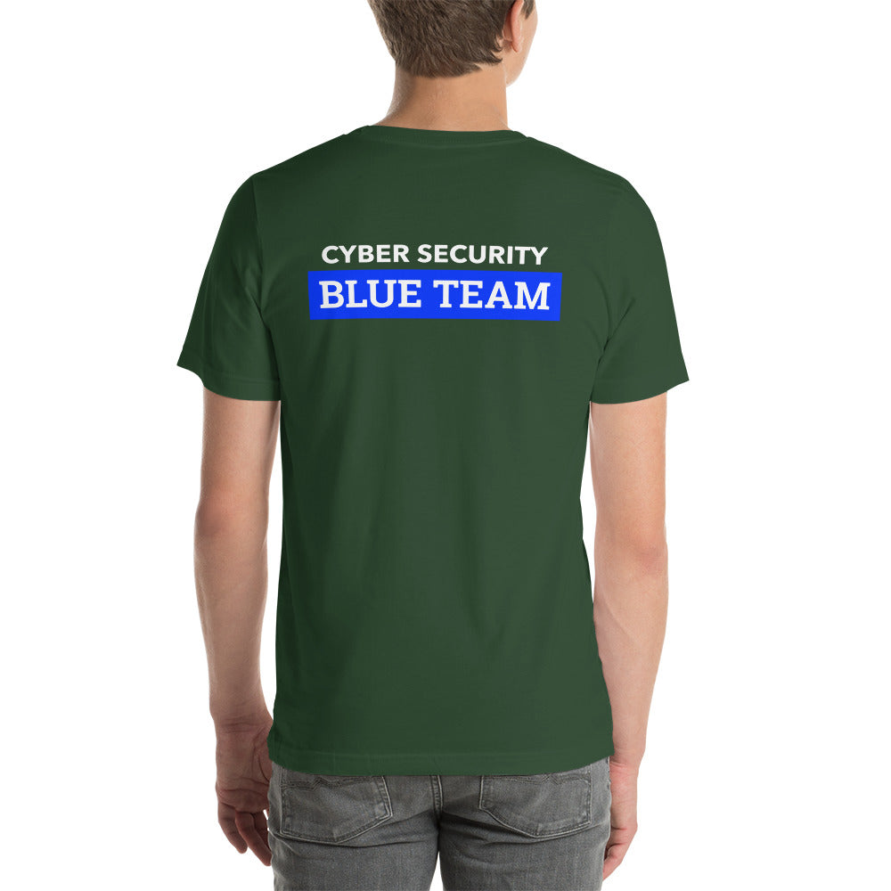 Cyber Security Blue Team V6 - Unisex t-shirt ( Back Print ) by DarkByteGear