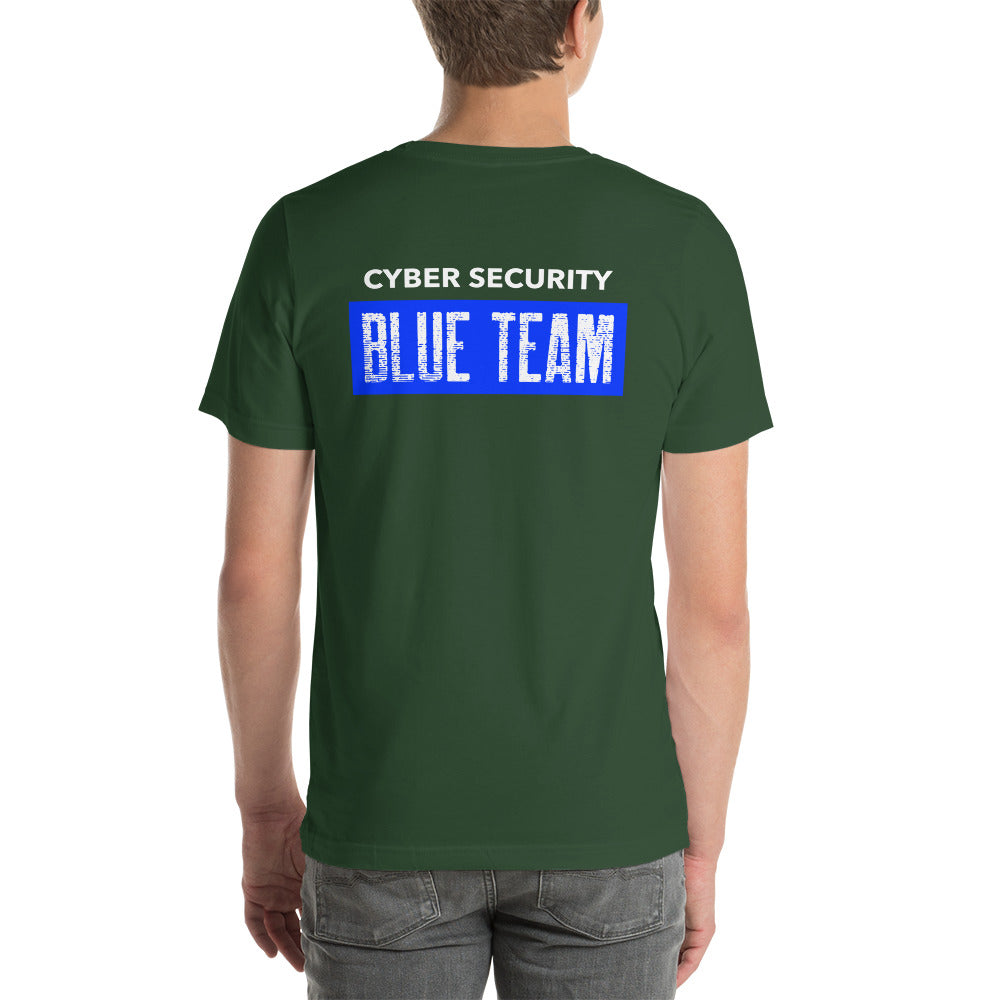 Cyber Security Blue Team V5 - Unisex t-shirt ( Back Print ) by DarkByteGear