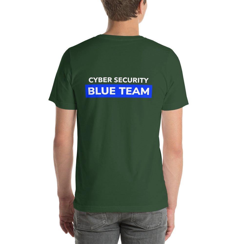 Cyber Security Blue Team V11 - Unisex t-shirt ( Back Print ) by DarkByteGear