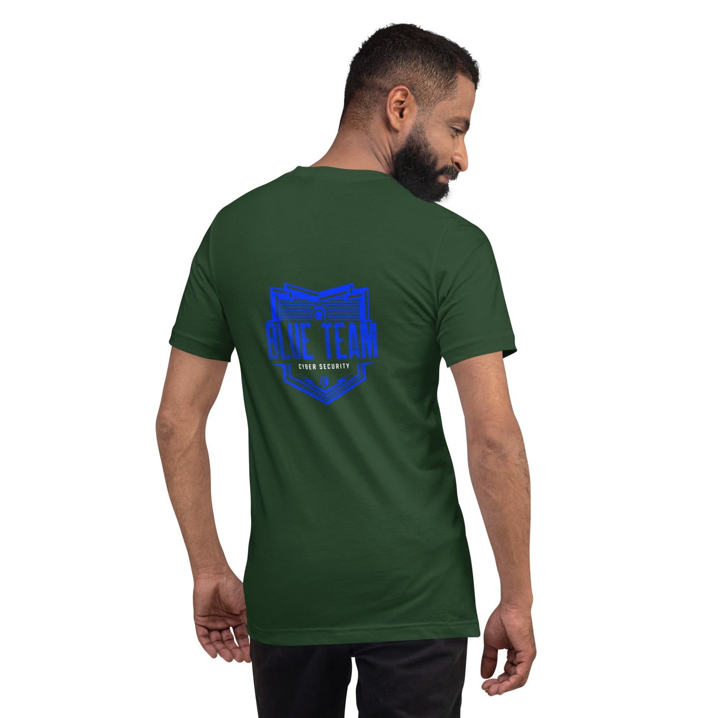 Cyber Security Blue Team V13 - Unisex t-shirt ( Back Print ) by DarkByteGear