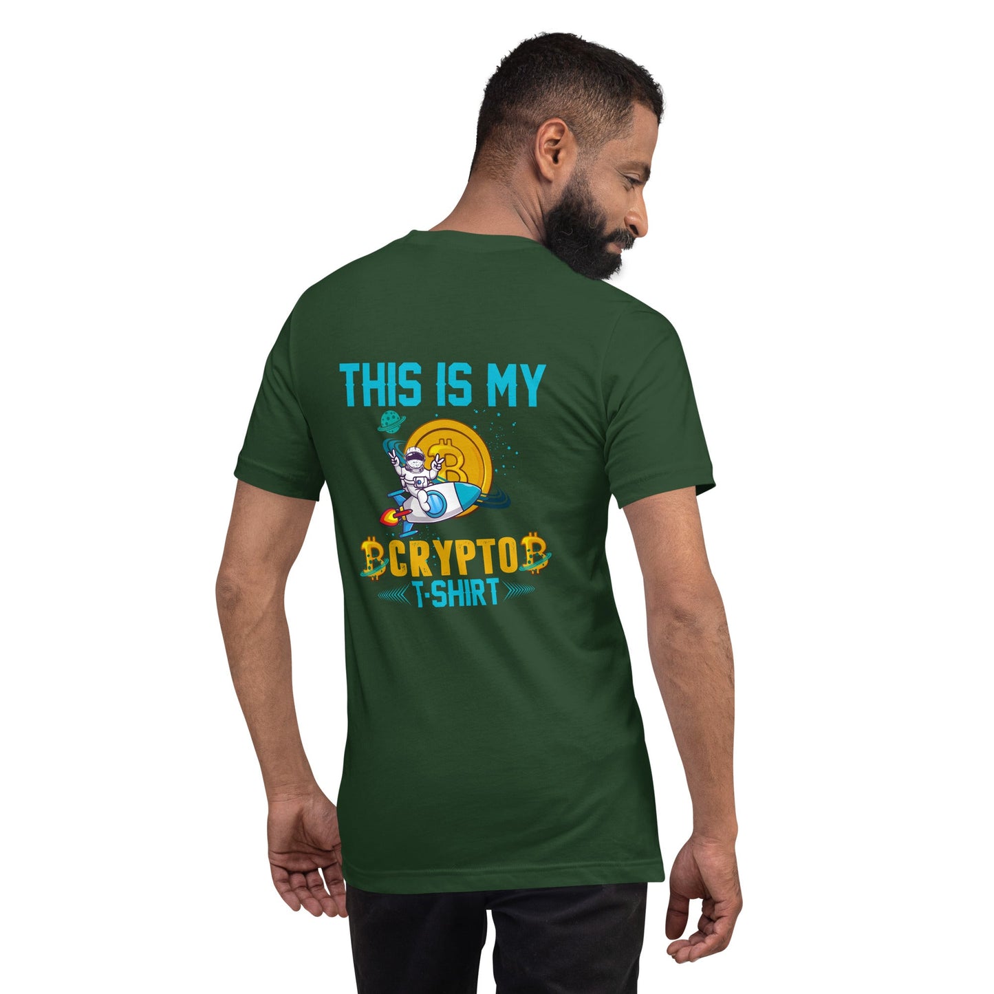 This is my Crypto T-shirt with Turtle Ninja and Missile - Unisex t-shirt by DarkByteGear