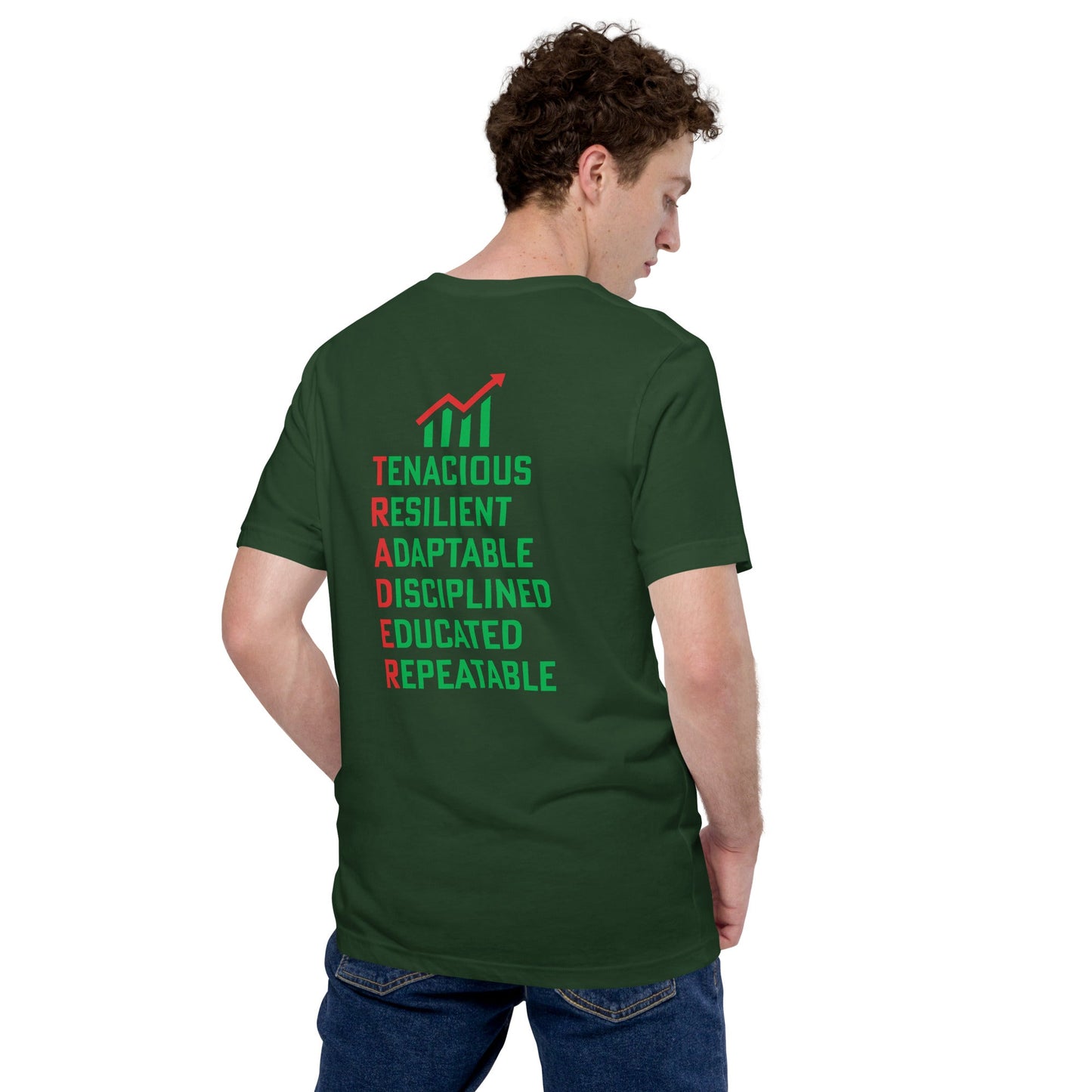 Trader Def: - Unisex t-shirt ( Back Print ) by DarkByteGear