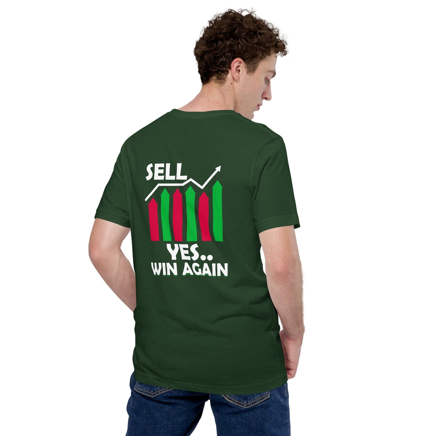 Sell: Yes..Win again! - Unisex t-shirt ( Back Print ) by DarkByteGear