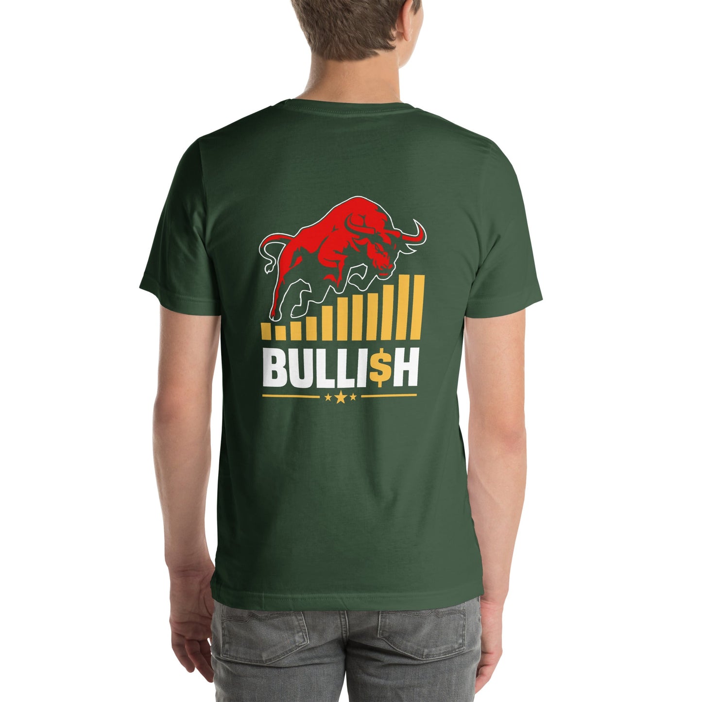 BULLI$H - Unisex t-shirt ( Back Print ) by DarkByteGear