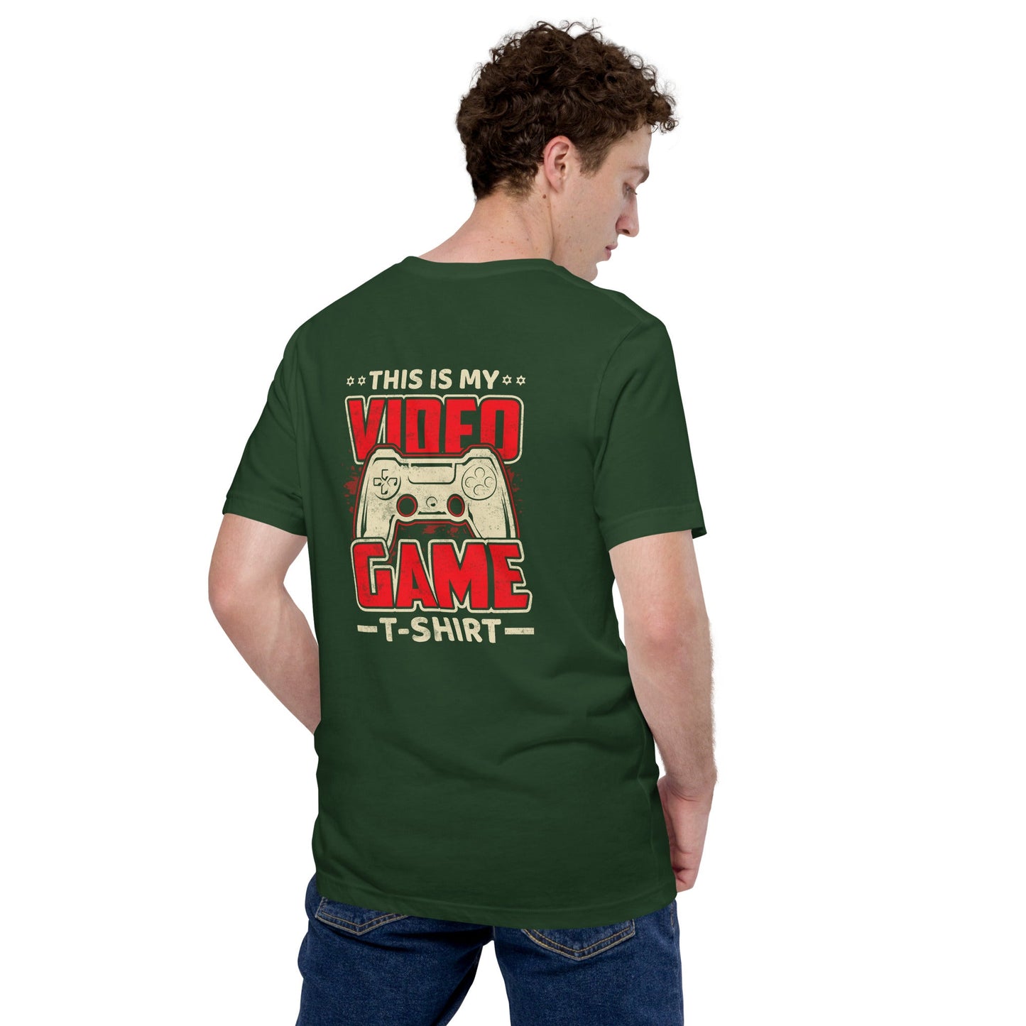 This is my Video Game - Unisex t-shirt ( Back Print ) by DarkByteGear