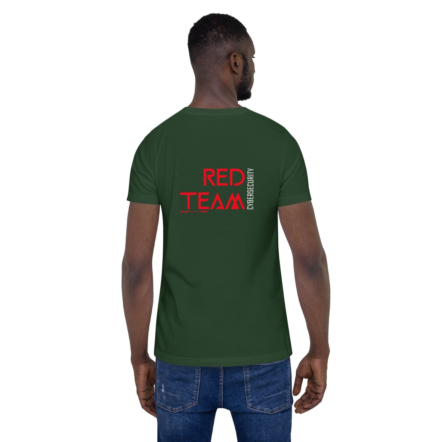 Cyber Security Red Team V4 - Unisex t-shirt ( Back Print ) by DarkByteGear