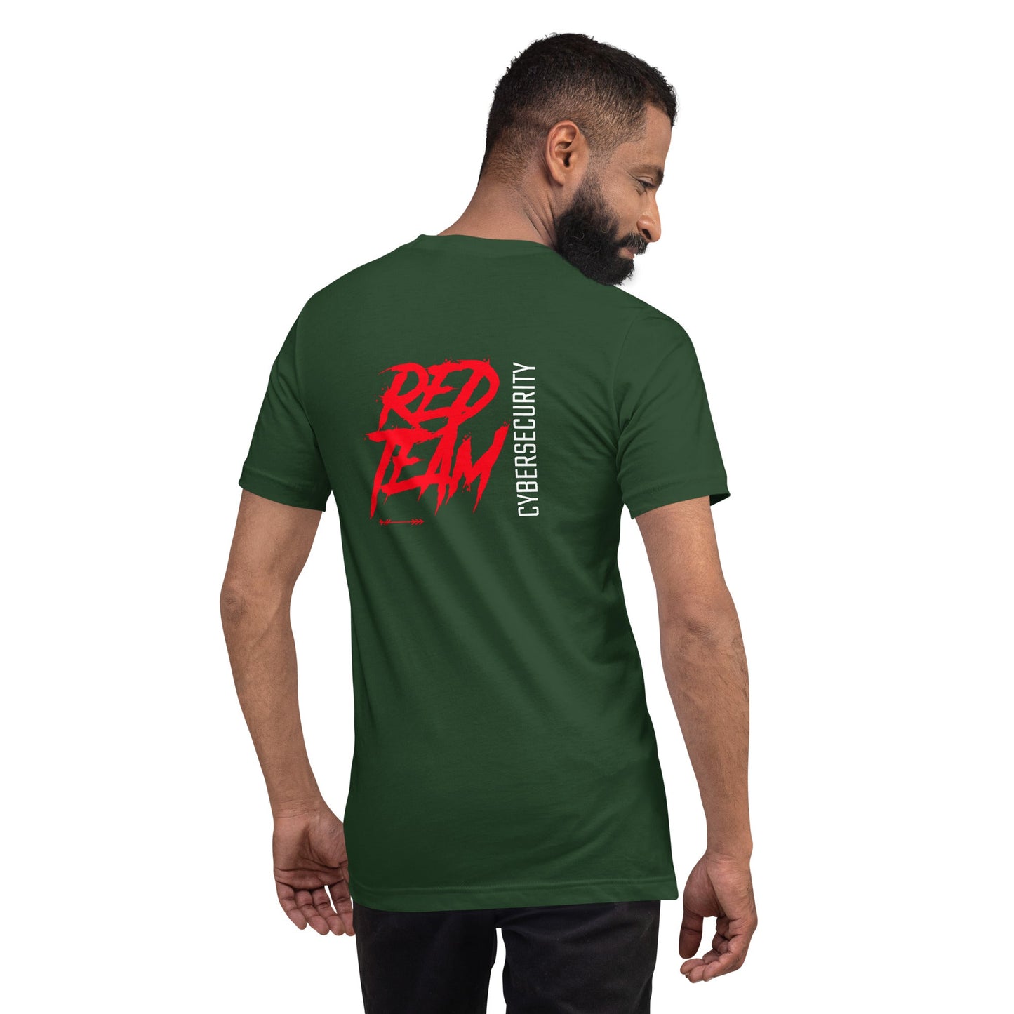 Cyber Security Red Team V6 - Unisex t-shirt ( Back Print ) by DarkByteGear