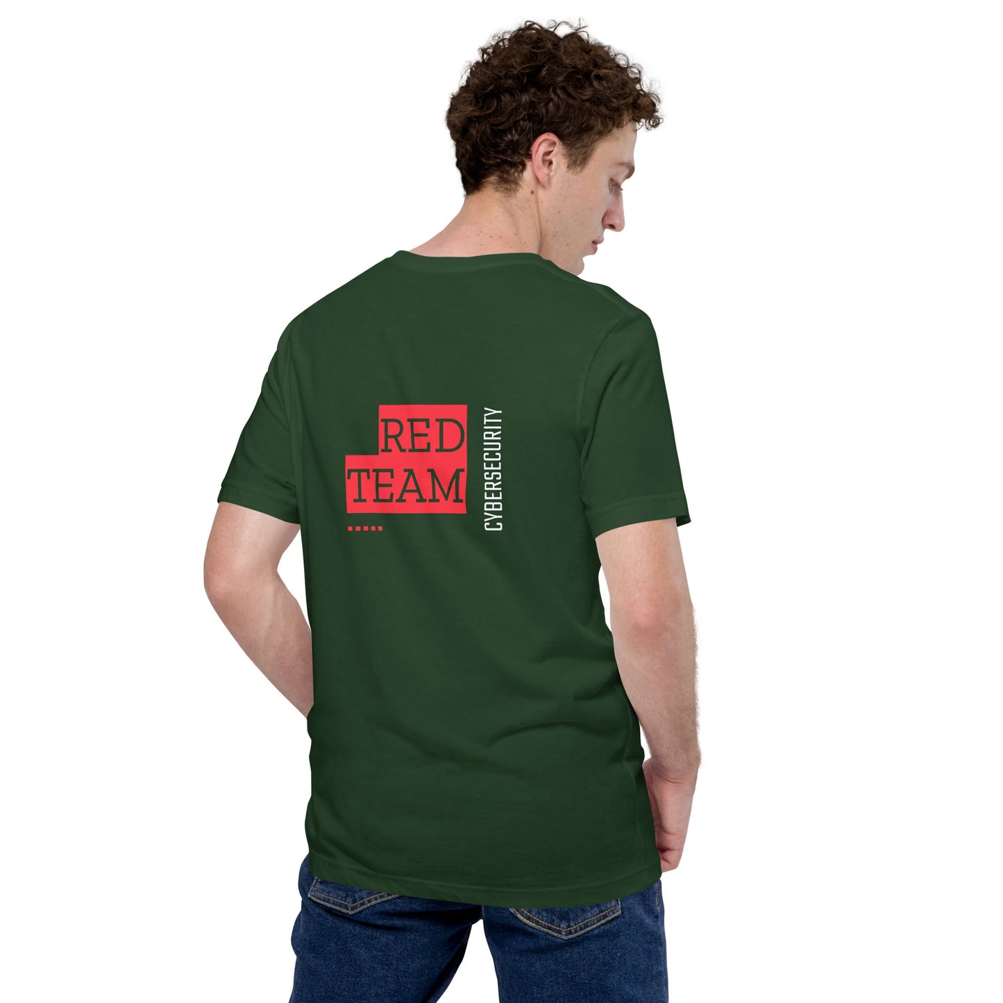 Cyber Security Red Team V13 - Unisex t-shirt ( Back Print ) by DarkByteGear