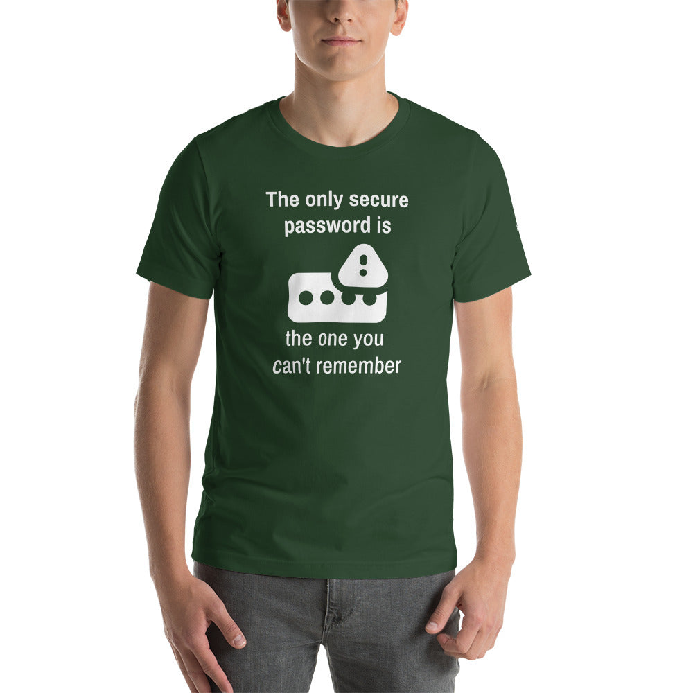 The only secure password - Unisex t-shirt by DarkByteGear