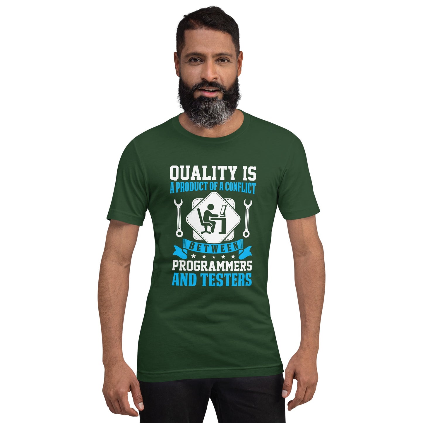 Quality is a Product of a conflict -Unisex t-shirt by DarkByteGear