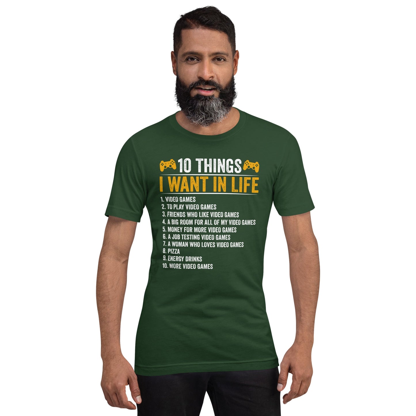 10 Things I Want In Life (Swarna) Unisex t-shirt by DarkByteGear