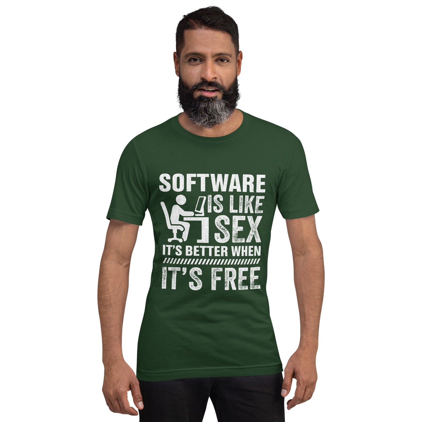 Software is like Sex - Unisex t-shirt by DarkByteGear