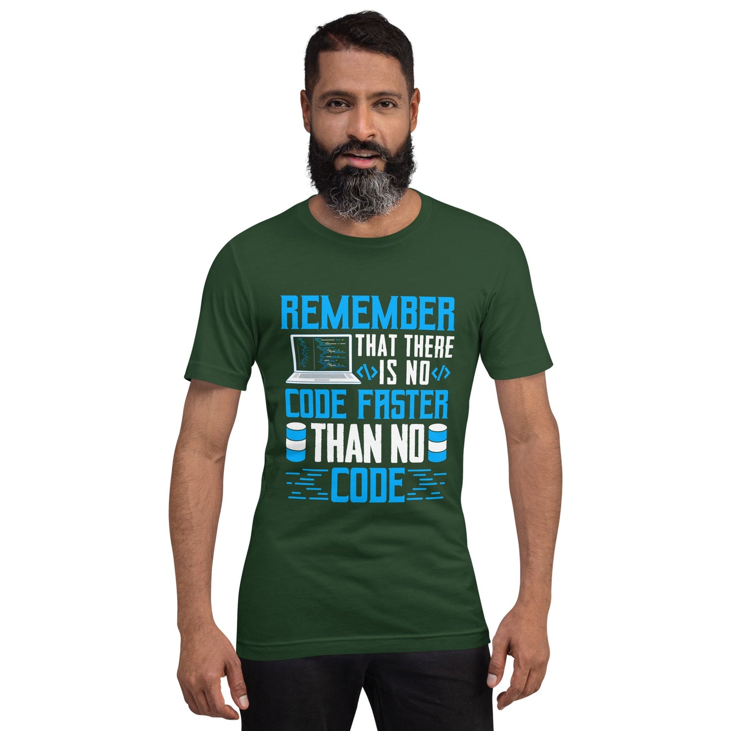 Remember! There is no code - Unisex t-shirt by DarkByteGear