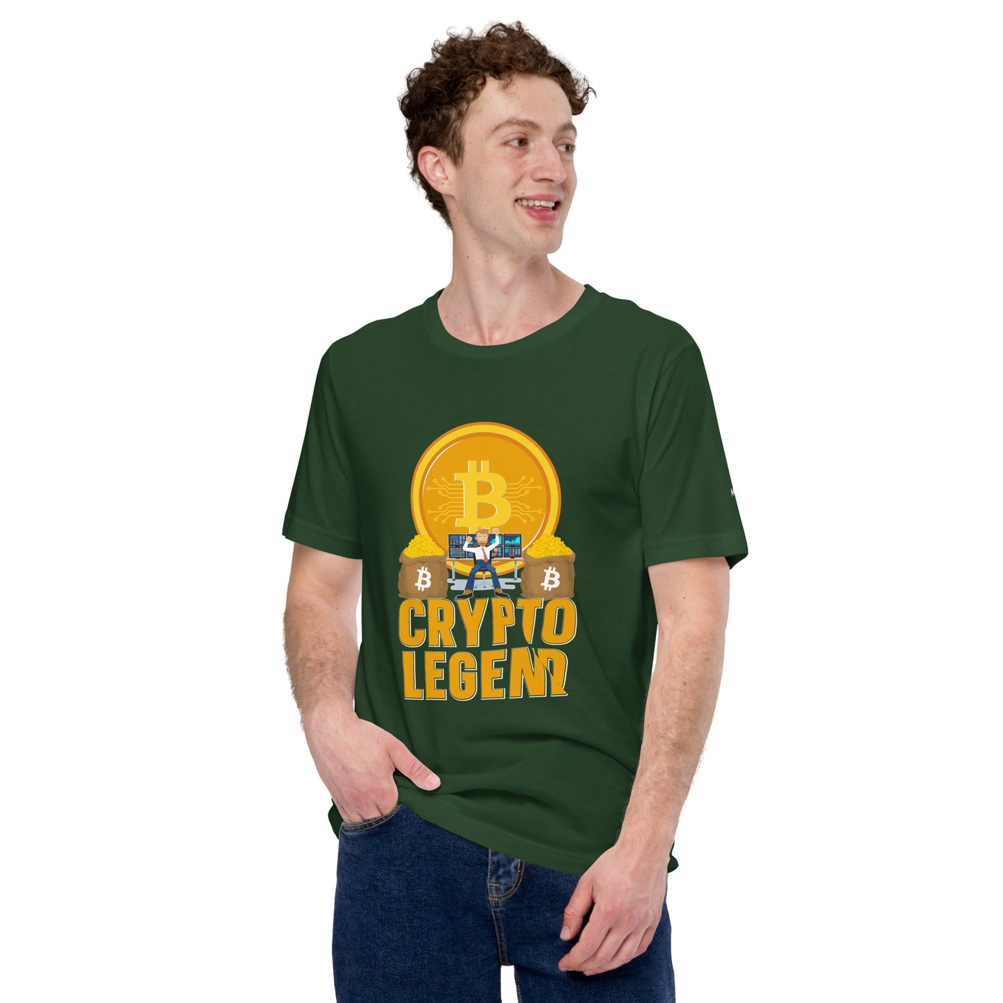 Bitcoin Legend - Unisex t-shirt by DarkByteGear