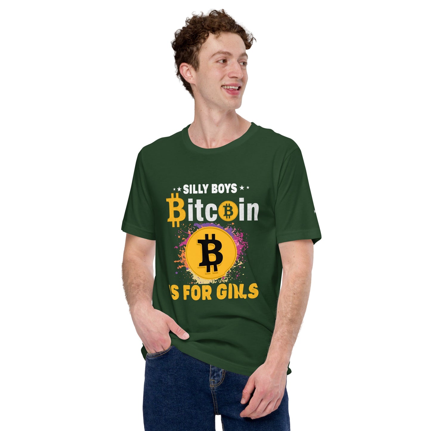 *Silly Boys* : BTC is for Girls - Unisex t-shirt by DarkByteGear