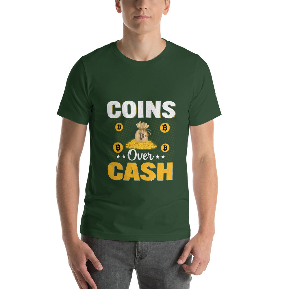 Coins over Cash - Unisex t-shirt by DarkByteGear