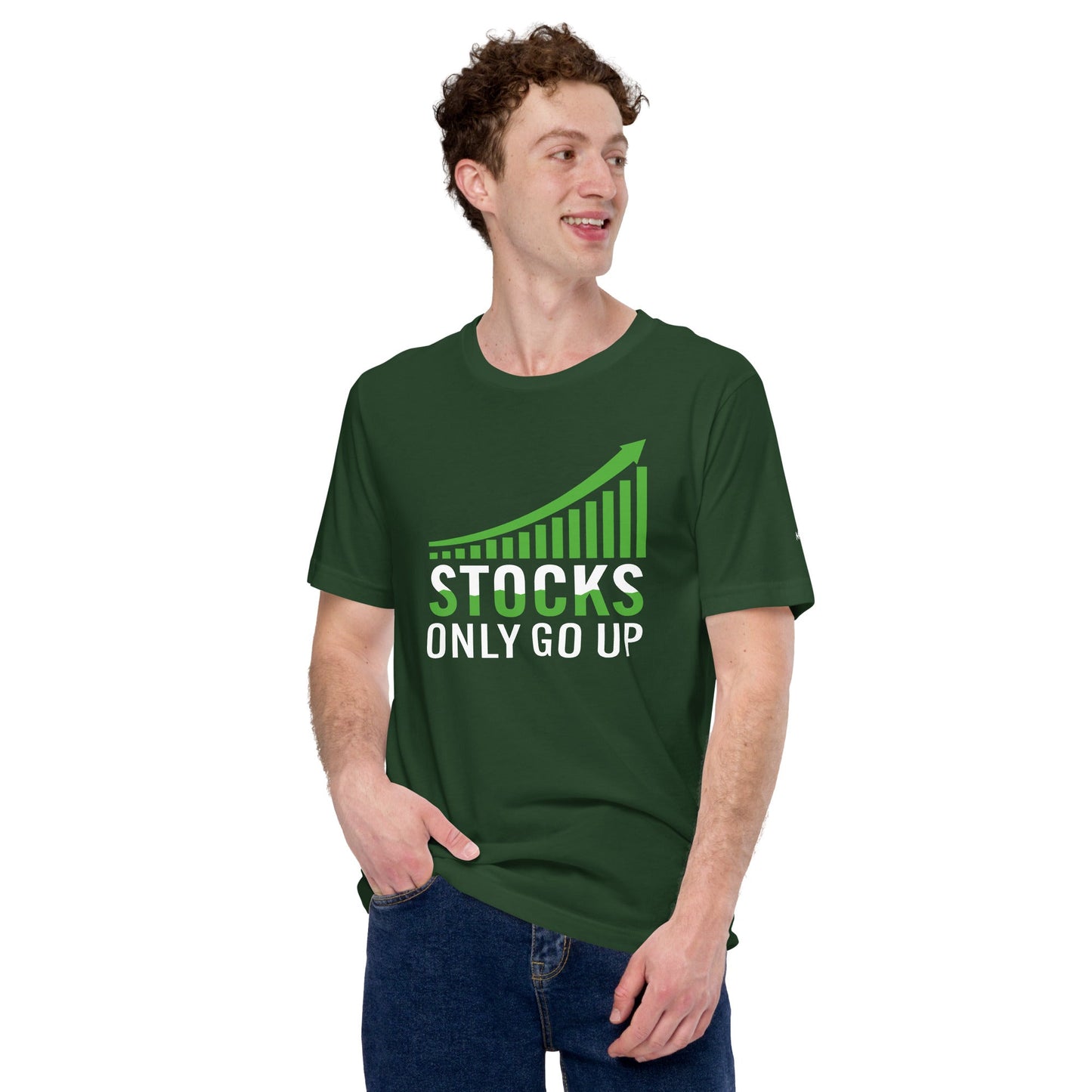 Stocks only Go up - Unisex t-shirt by DarkByteGear