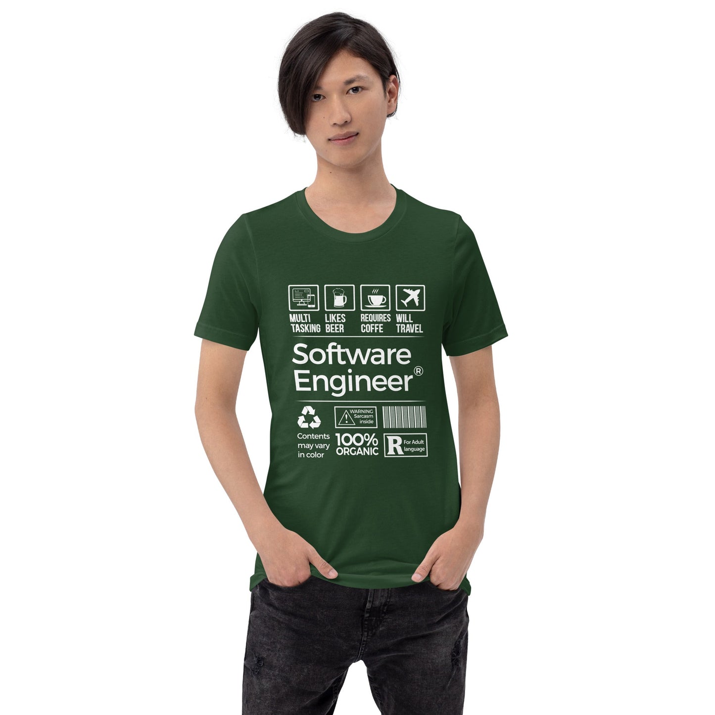 Software Engineer V2 - Unisex t-shirt by DarkByteGear
