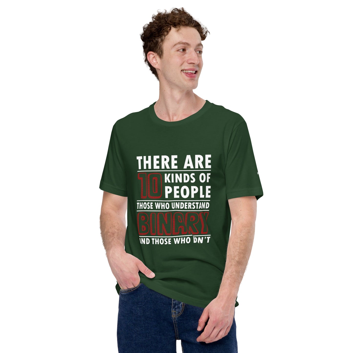 There are 10 kinds of People - Unisex t-shirt by DarkByteGear