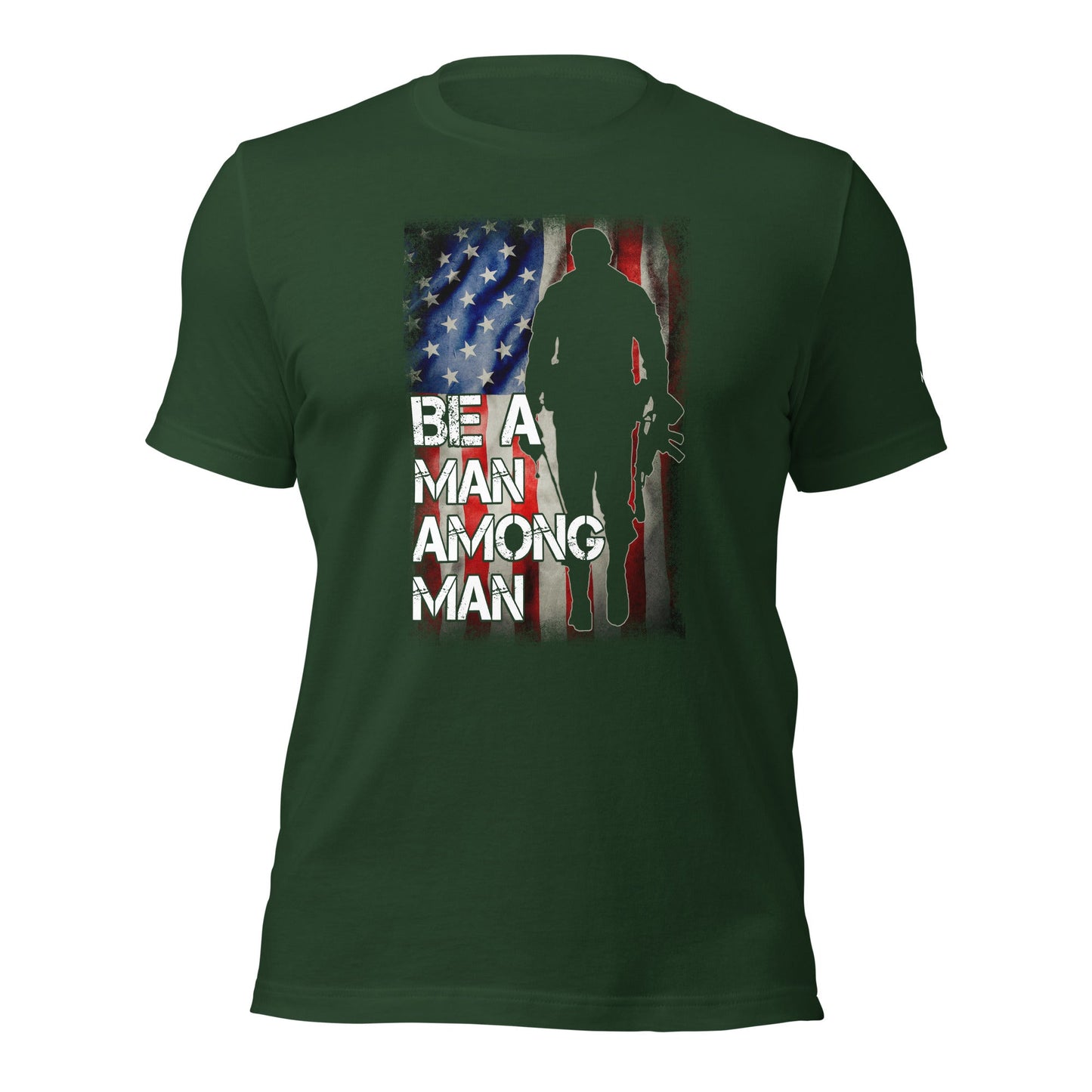 Be a man among men - Unisex t-shirt by DarkByteGear