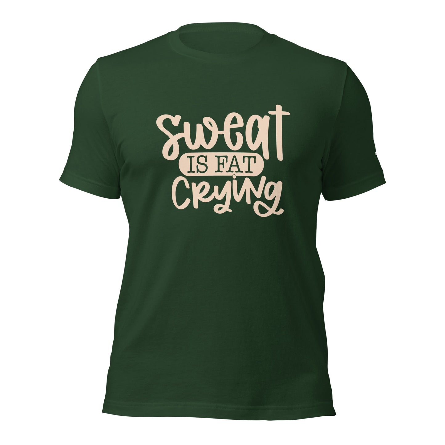 Sweat is fat crying - Unisex t-shirt by DarkByteGear