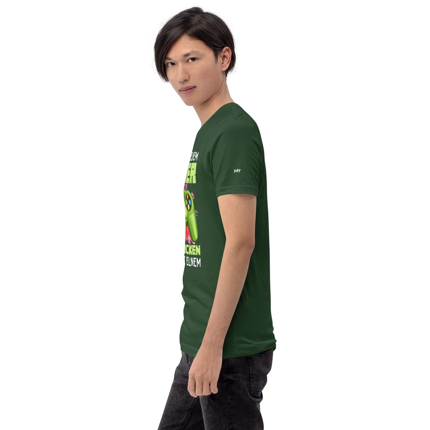 Schlaf Mit Elnem Gamer Drucken - Unisex t-shirt by DarkByteGear