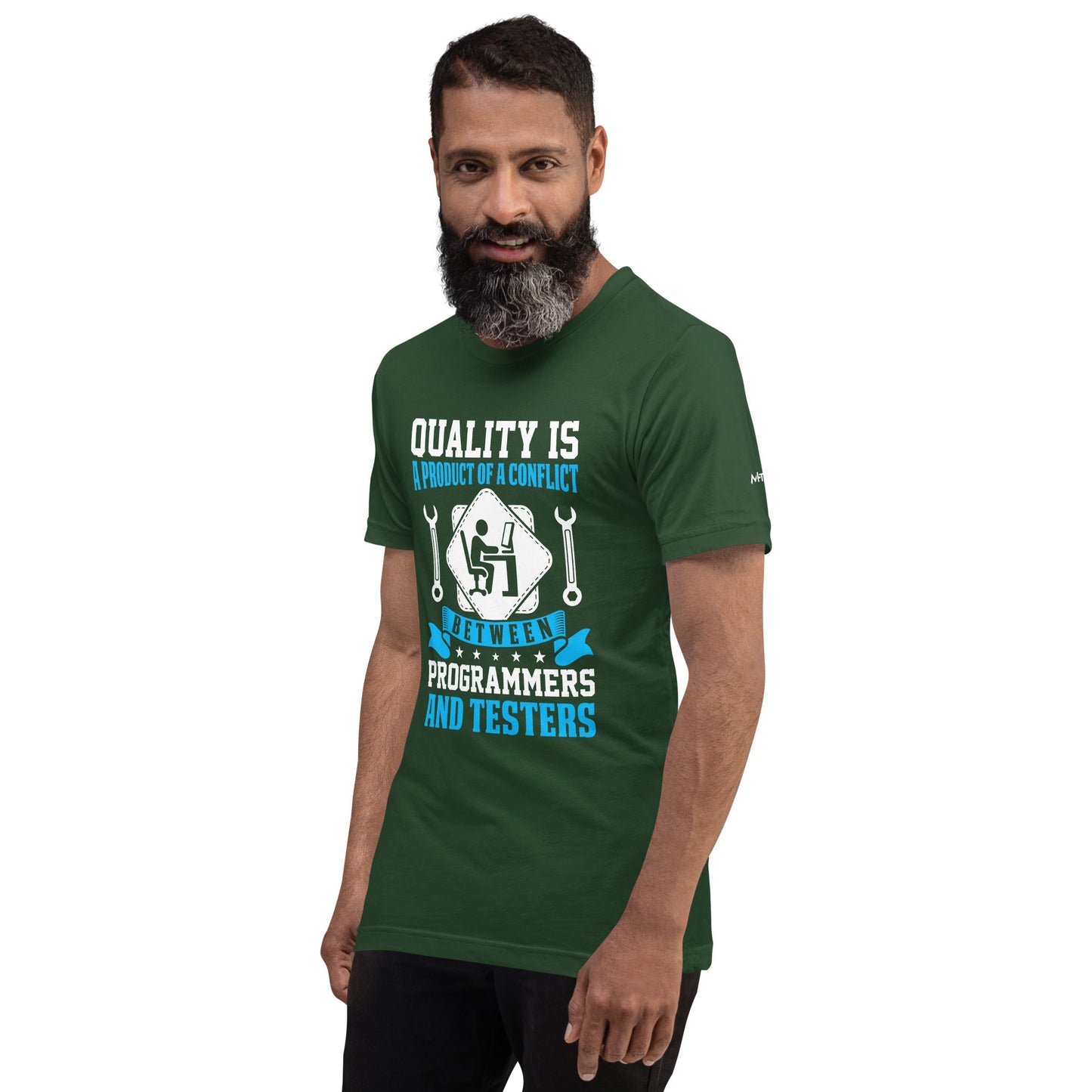 Quality is a Product of a conflict -Unisex t-shirt by DarkByteGear