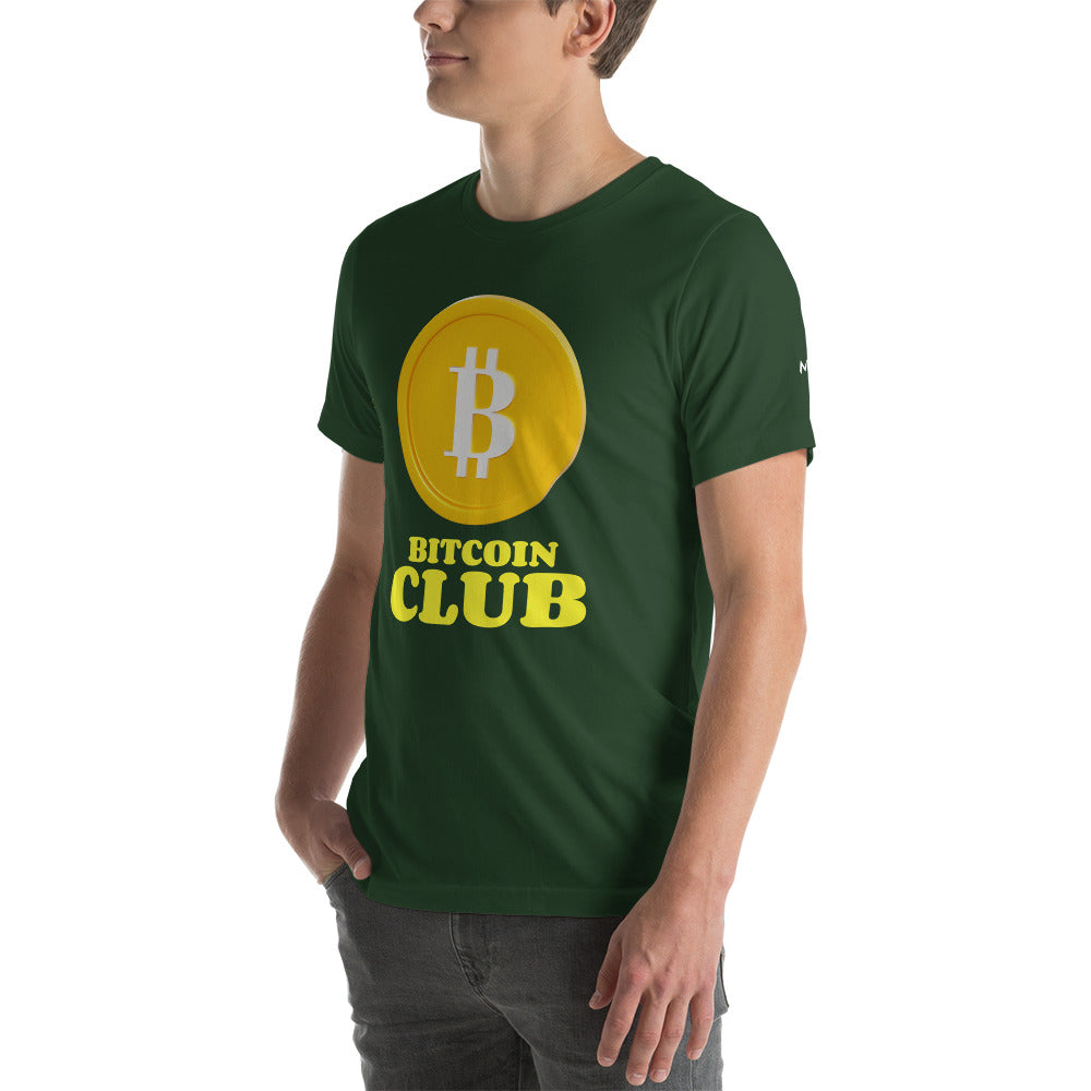 BITCOIN CLUB V1 - Unisex T-shirt by DarkByteGear