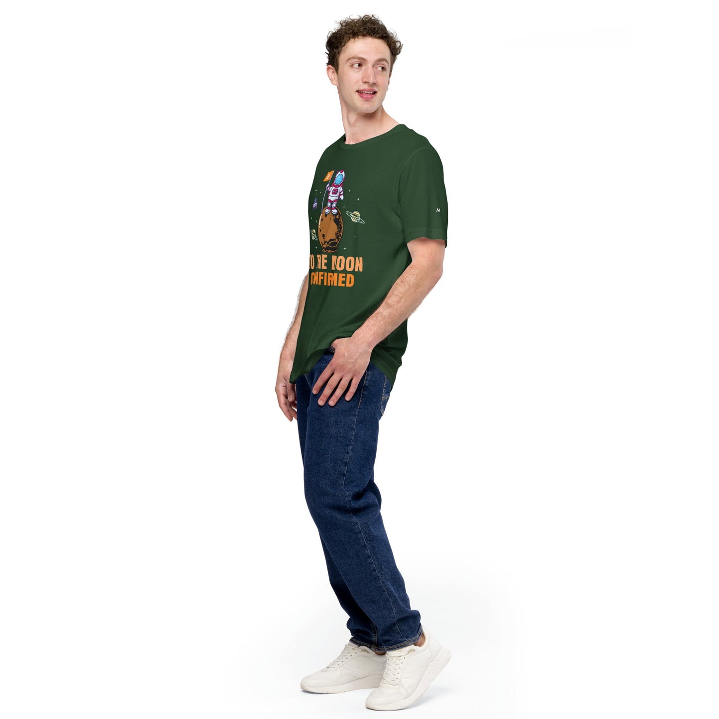 To The Moon Confirmed Unisex t-shirt by DarkByteGear