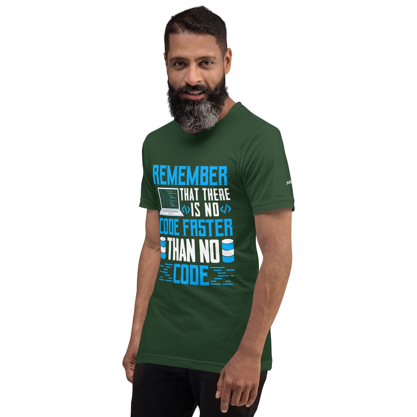 Remember! There is no code - Unisex t-shirt by DarkByteGear