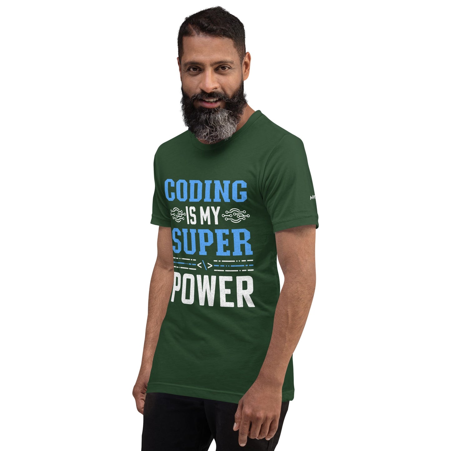 Coding is My Super Power - Unisex t-shirt by DarkByteGear