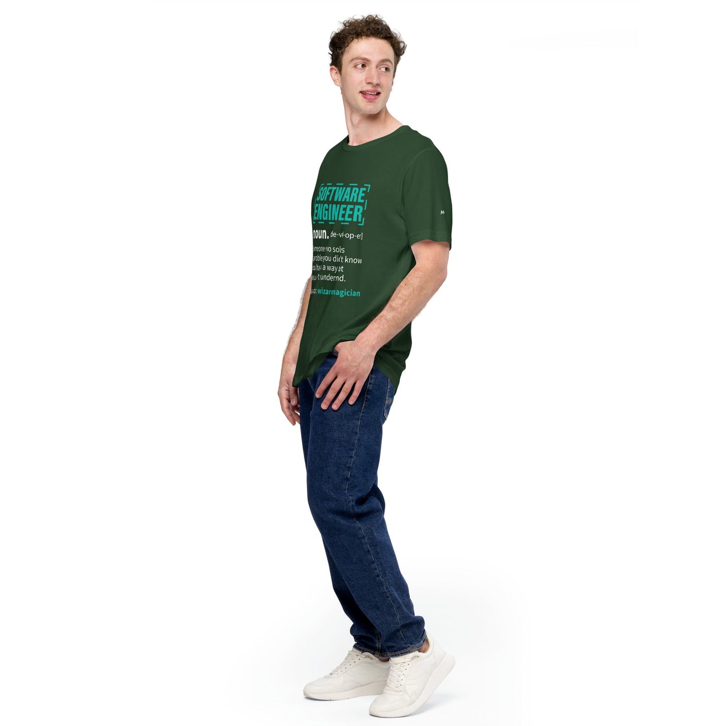 Software Engineer Def : Blue Unisex t-shirt by DarkByteGear