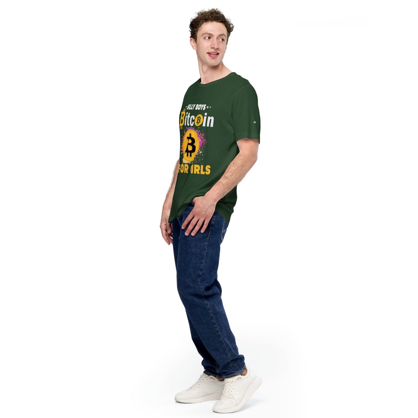 *Silly Boys* : BTC is for Girls - Unisex t-shirt by DarkByteGear