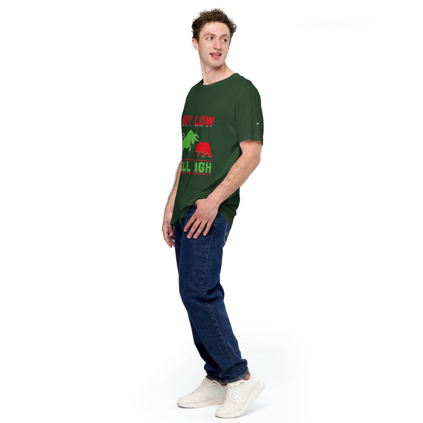 Buy low, Sell high - Unisex t-shirt by DarkByteGear