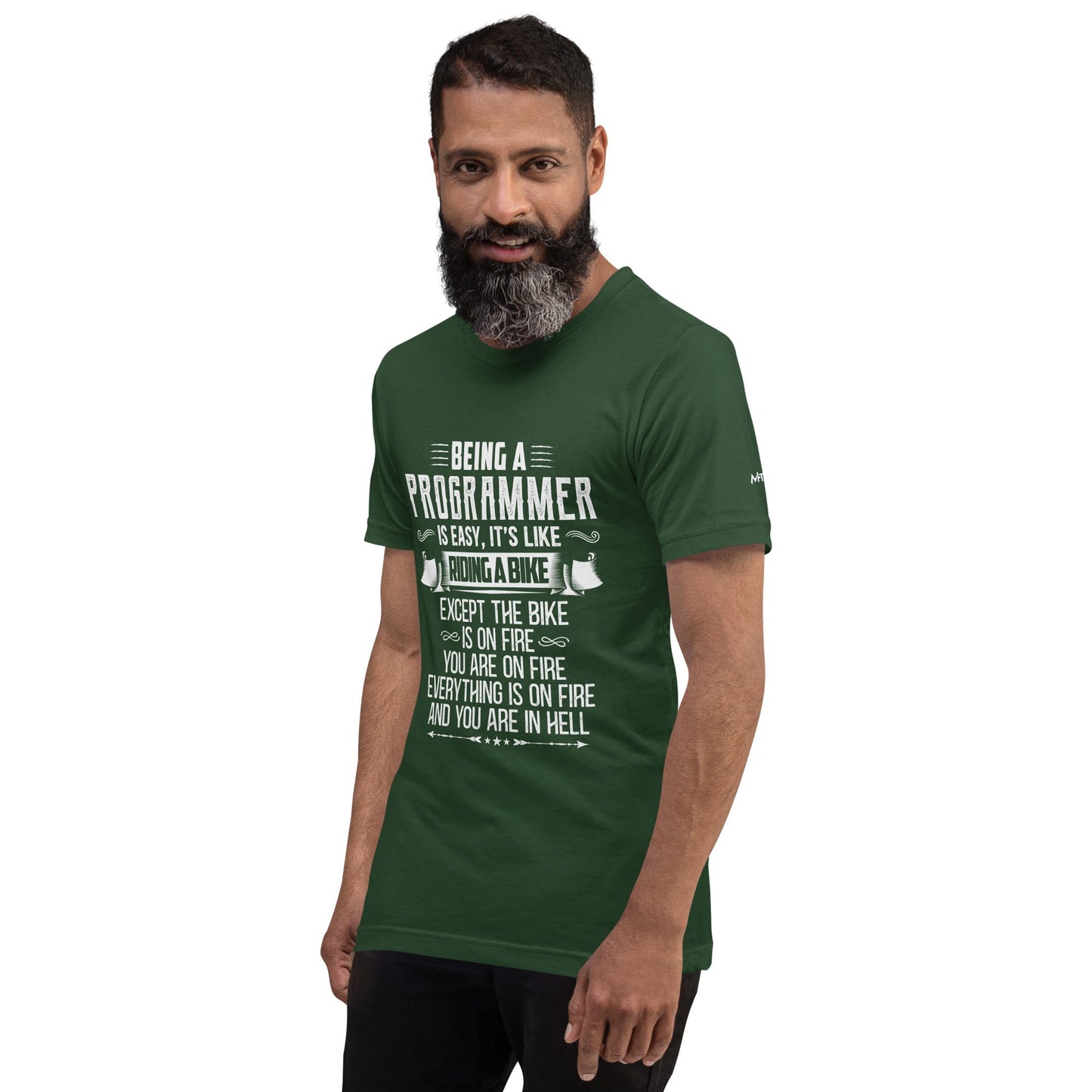 Being a Programmer is easy - Unisex t-shirt by DarkByteGear