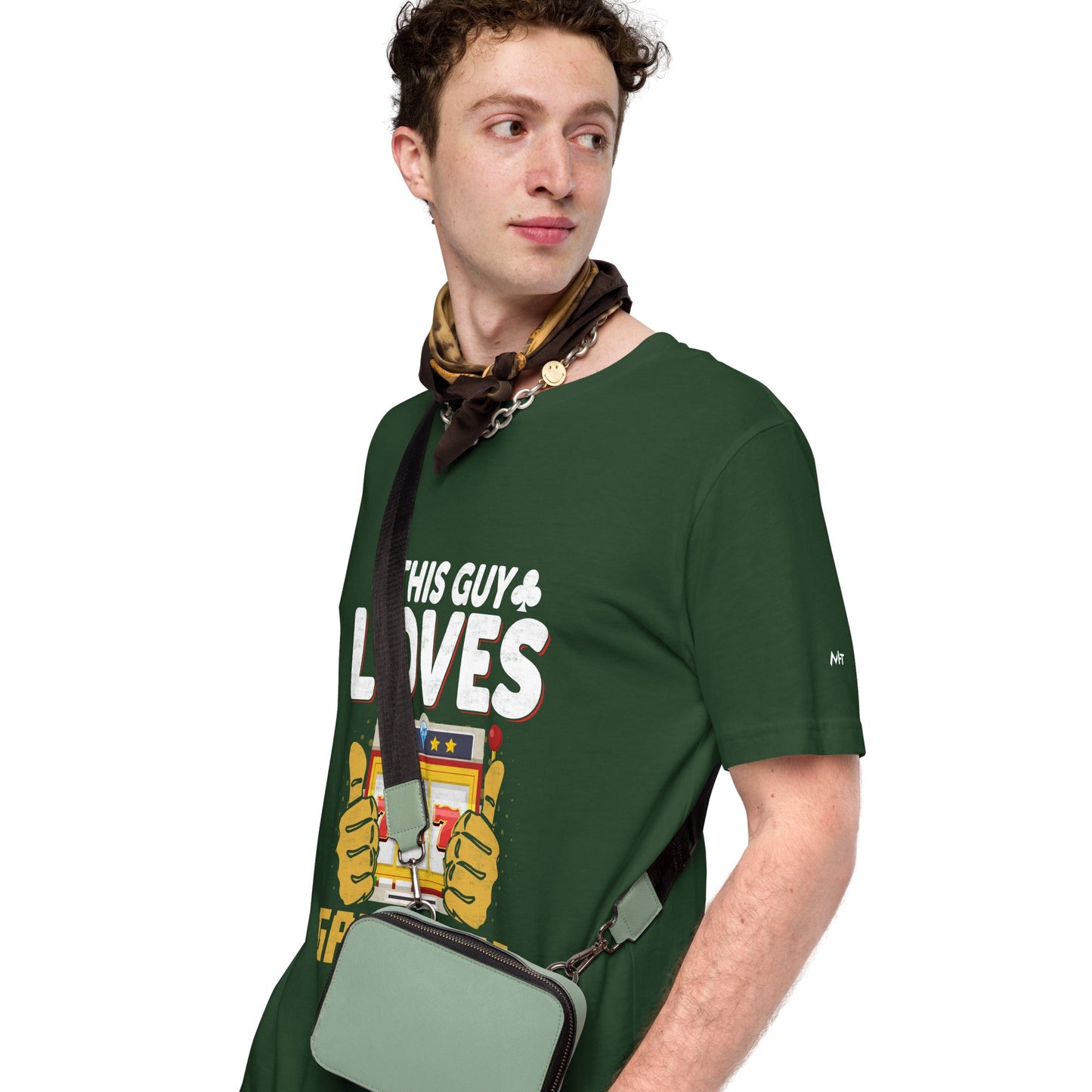 This Guy Loves Gambling - Unisex t-shirt by DarkByteGear