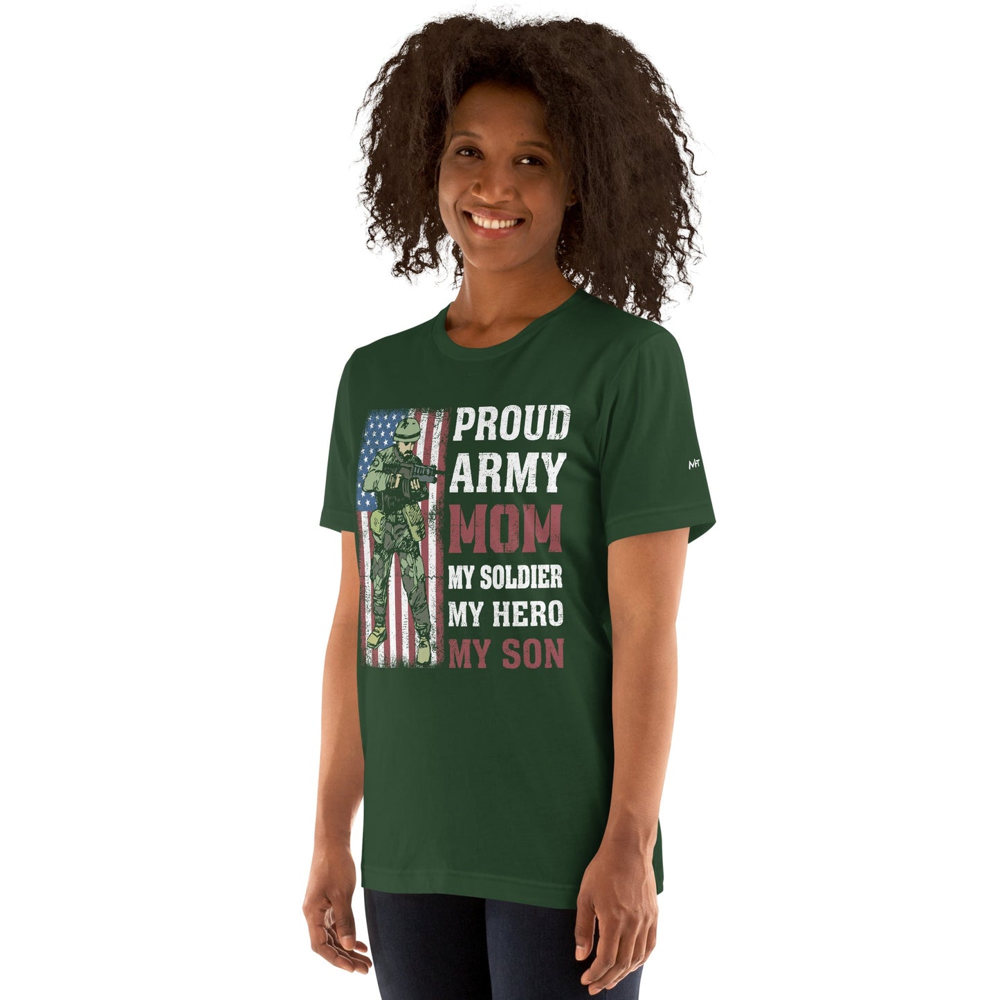 Proud Army Mom - Unisex t-shirt by DarkByteGear