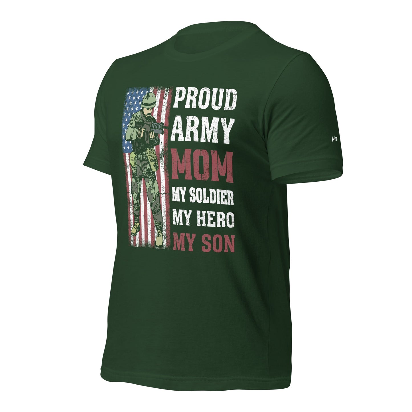 Proud Army Mom - Unisex t-shirt by DarkByteGear
