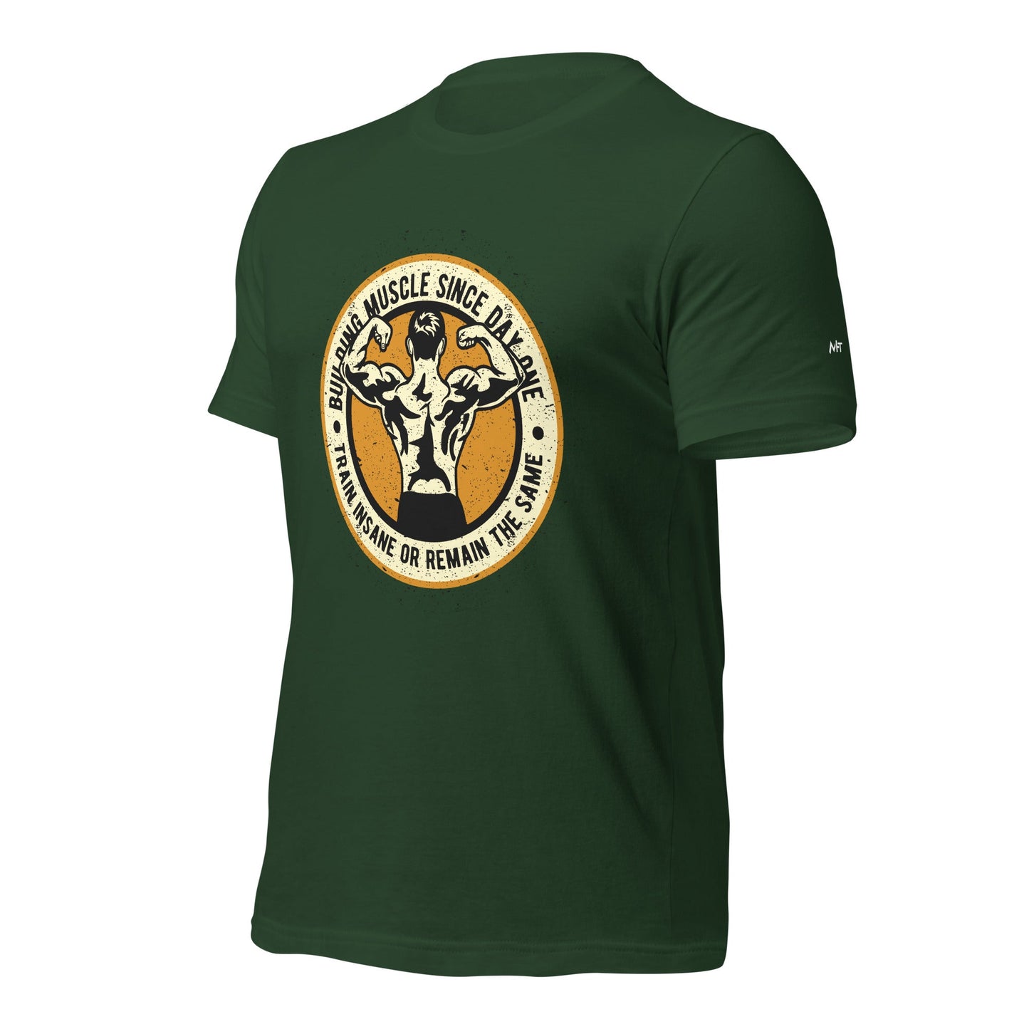 Building muscles since Day one - Unisex t-shirt by DarkByteGear