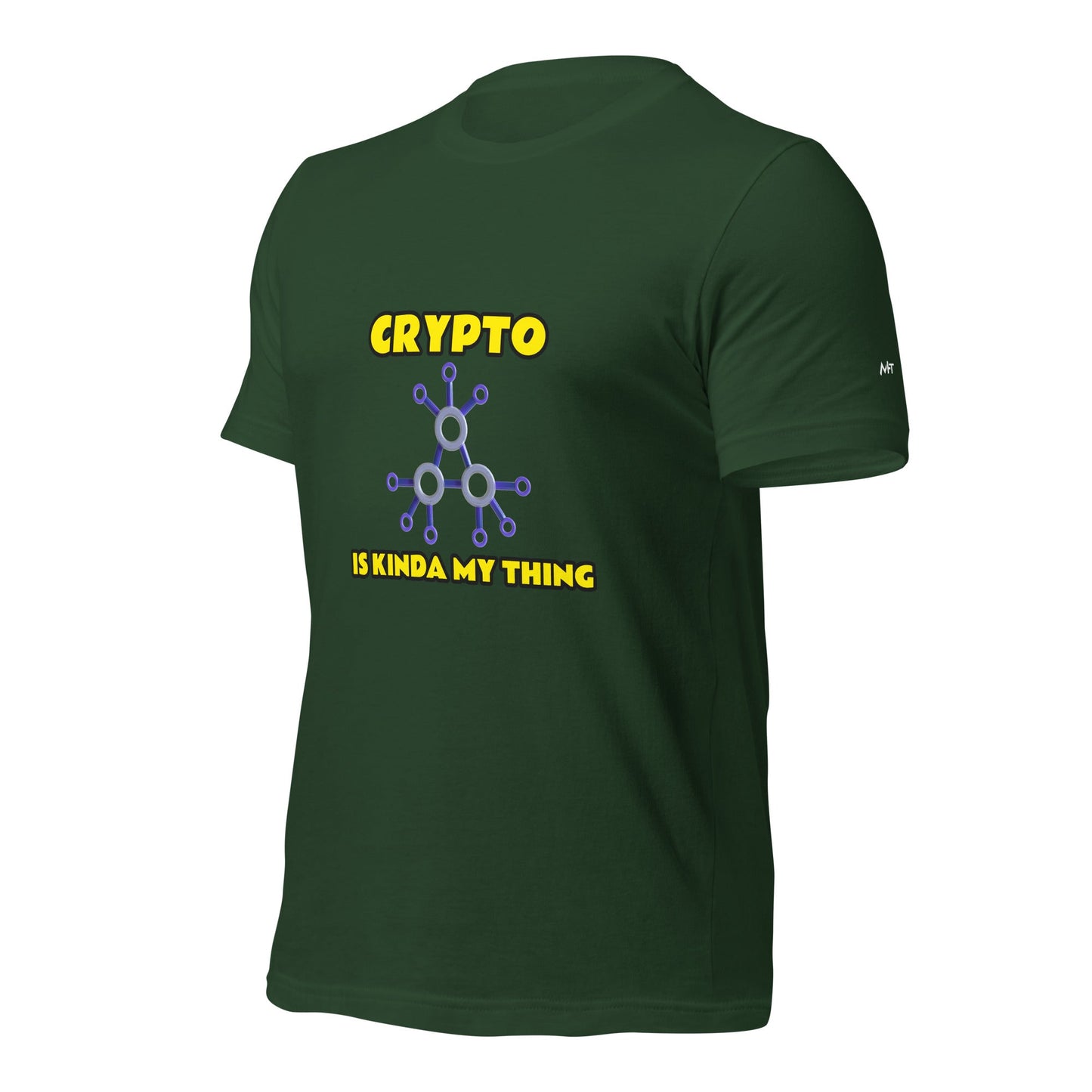 Crypto is Kinda My Thing V3 - Unisex t-shirt by DarkByteGear