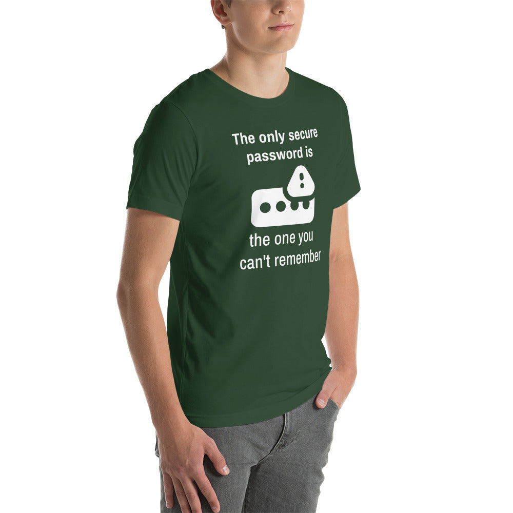 The only secure password - Unisex t-shirt by DarkByteGear
