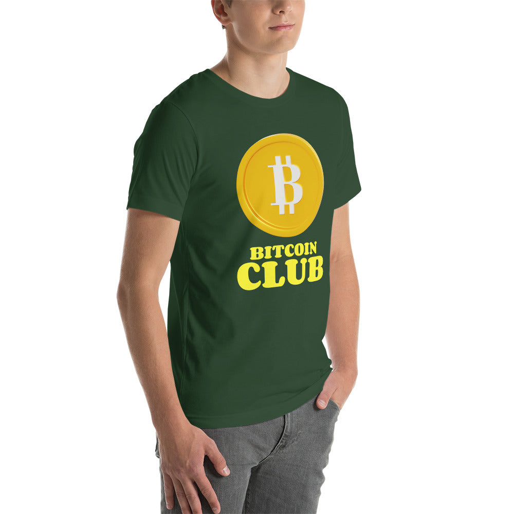 BITCOIN CLUB V1 - Unisex T-shirt by DarkByteGear