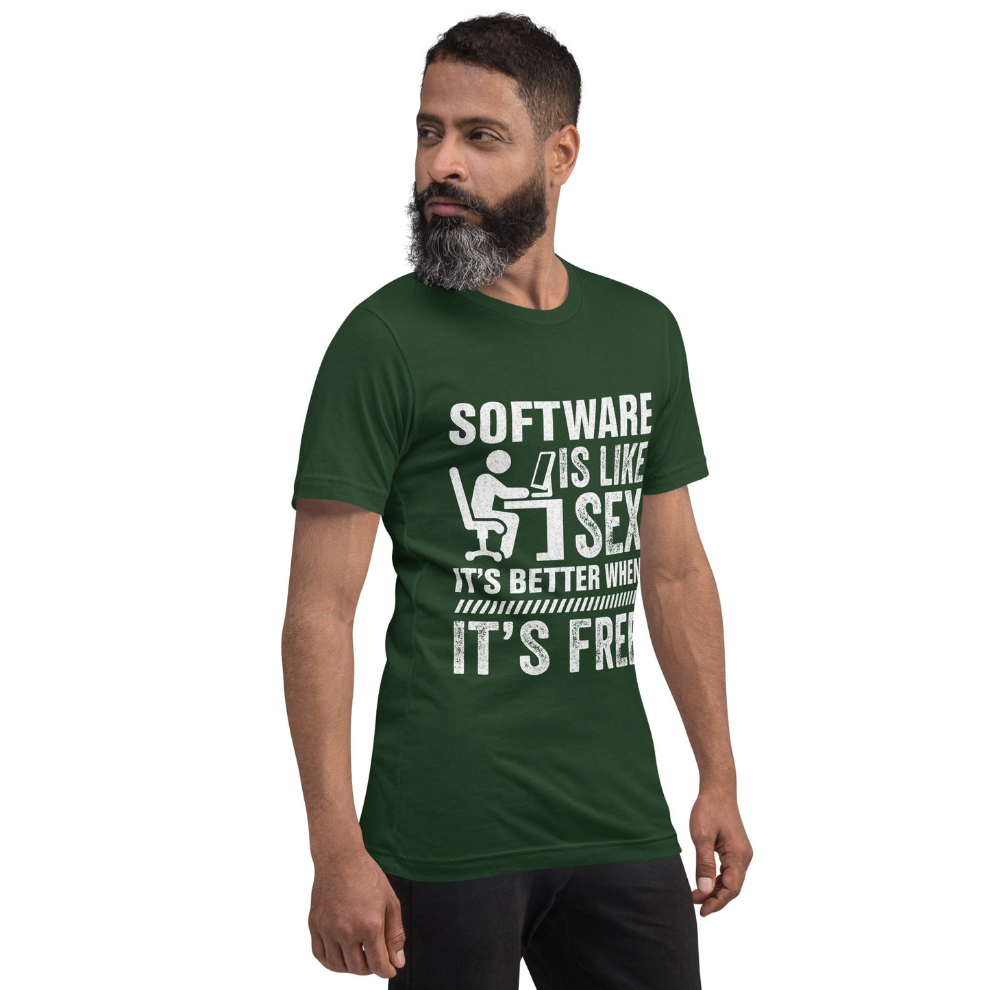 Software is like Sex - Unisex t-shirt by DarkByteGear