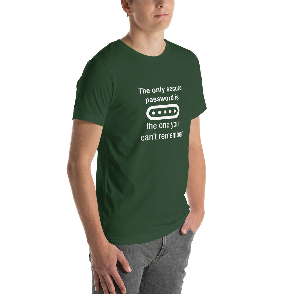 The Only Secure Password - V1 Unisex t-shirt by DarkByteGear