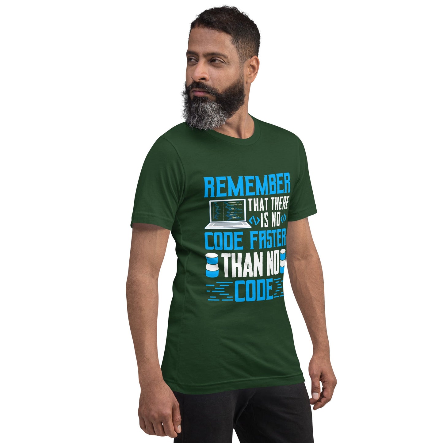 Remember! There is no code - Unisex t-shirt by DarkByteGear