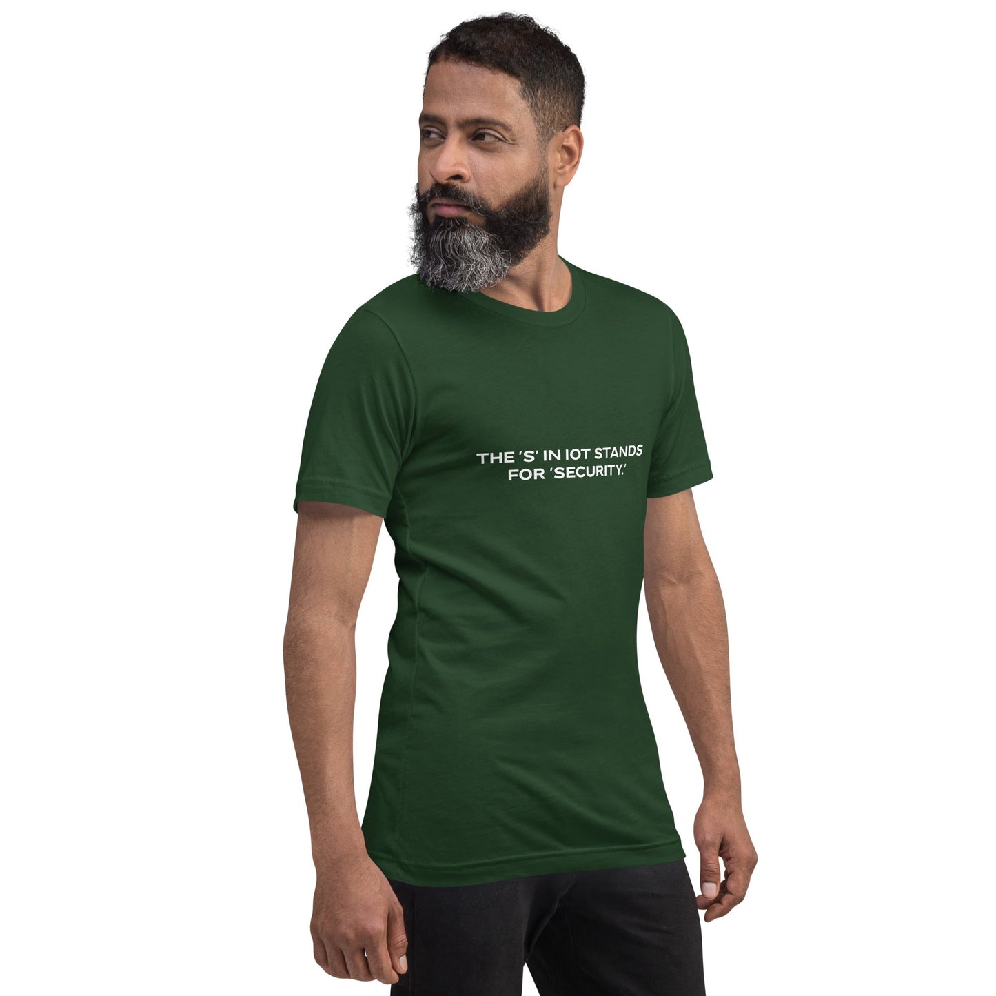 The "S" in IoT Stands for Security V4 - Unisex t-shirt by DarkByteGear