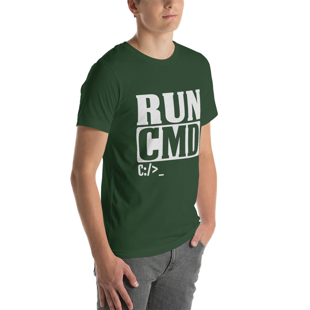 Run CMD C:/>_ - Unisex t-shirt by DarkByteGear