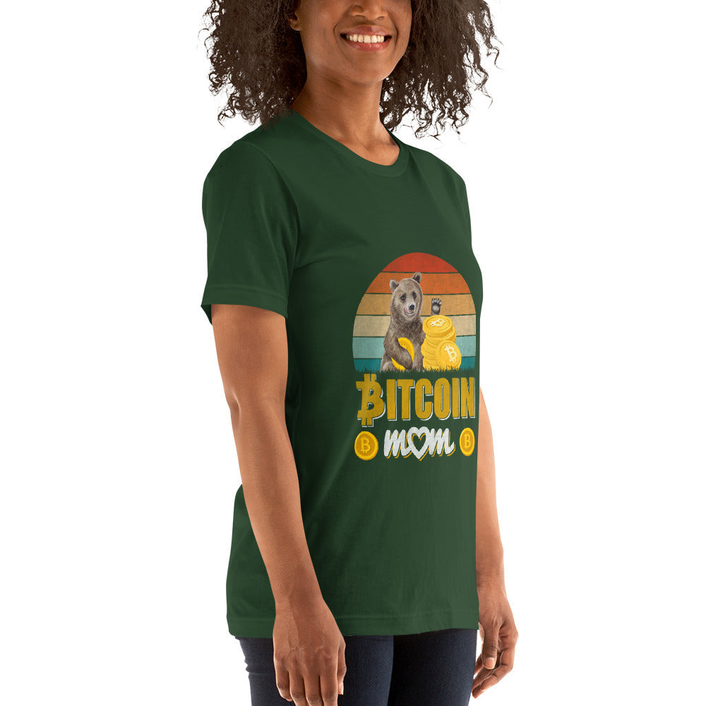 Bitcoin Mom -Unisex t-shirt by DarkByteGear
