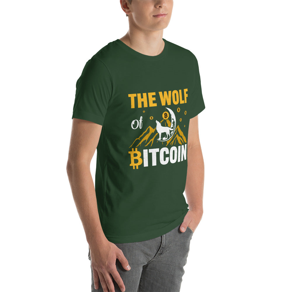 The Wolf of Bitcoin - Unisex t-shirt by DarkByteGear